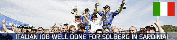 WRC Sardinija:Solberg prvi!