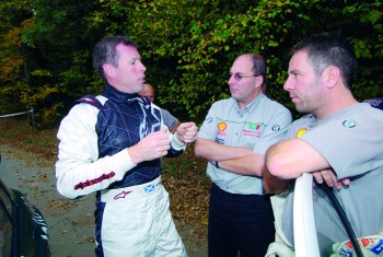 Colin McRae u Škodi Fabia WRC 05 na reliju u Engleskoj