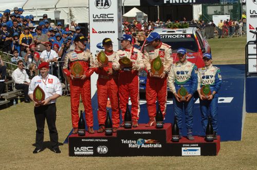 Prva pobeda Duvala na WRC Australija