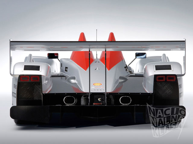 Audi R10 - od nazad