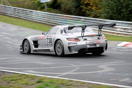 VLN: Mercedes SLS AMG GT3 – ne previše uspešan debi