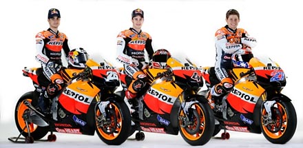 Repsol Honda motoGP tim za sezonu 2011.