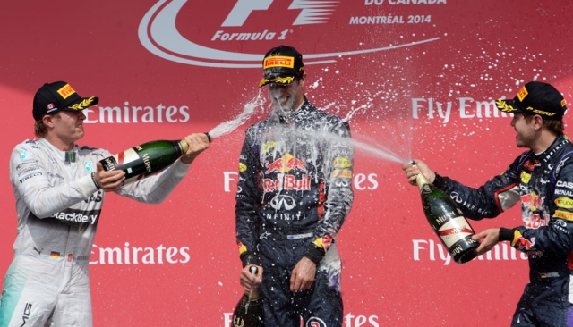 F1: Rikardo pobedik  VN Kanade