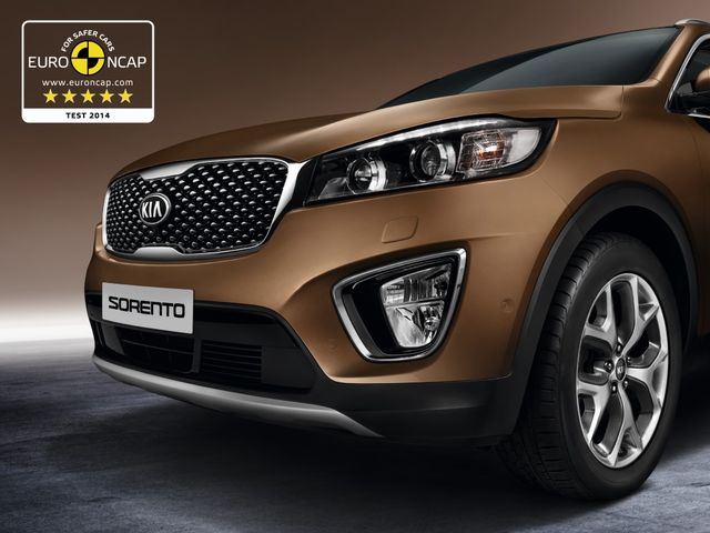 Euro NCAP: Pet zvezdica za novi Kia Sorento