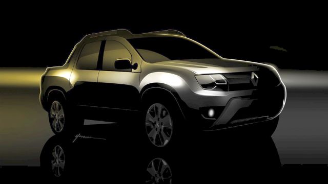 Dačija Duster pikap – prve skice