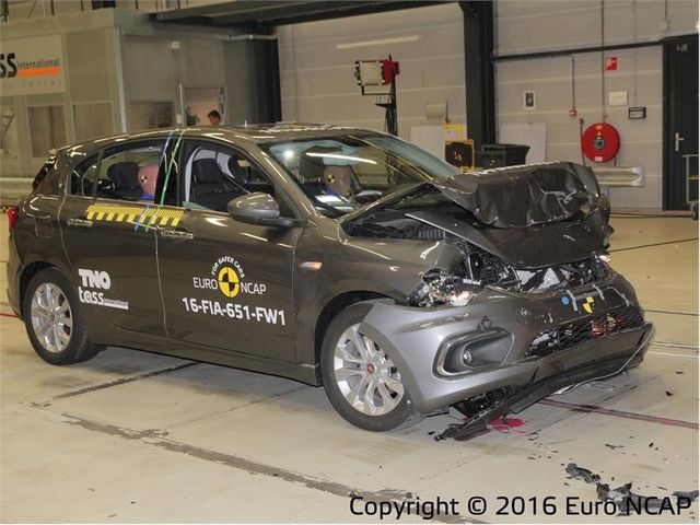 Euro NCAP: Tri zvezdice za Fiat Tipo