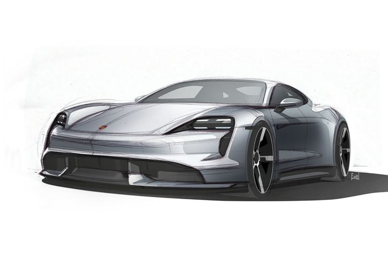 Nove skice Porschea Taycan