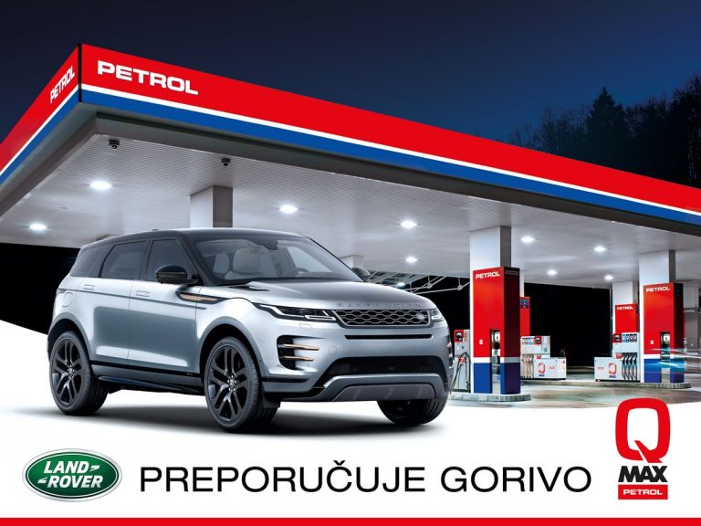 Land Rover preporučuje goriva Petrol QMax