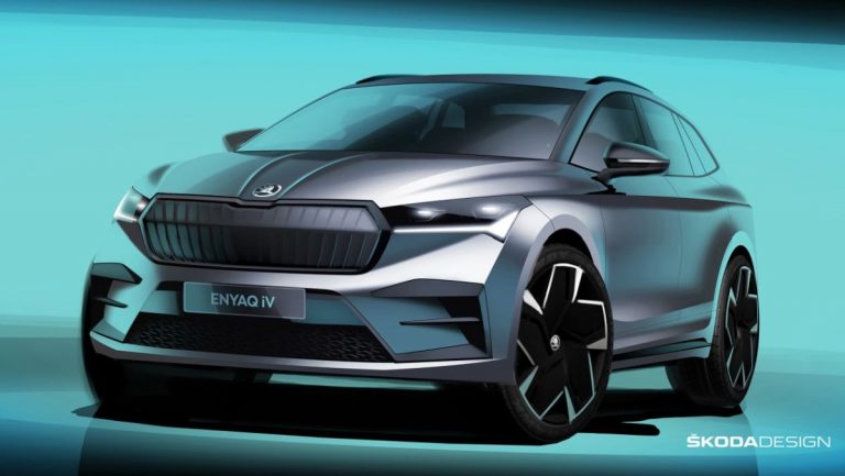 Škoda Enyaq iV – zvanične skice