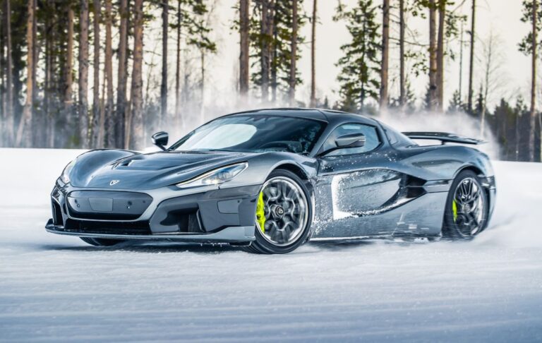 Rimac Nevera na zimskim testovima